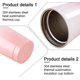 thumbnail image 2 of Tasse Isolante Avec Paille Gobelet De Voyage En Acier Inoxydable Pour Caf Glac Et Smoothie Avec Couvercles Tasse Isolante Thermique Pour Boissons, 2 of 5