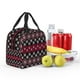 thumbnail image 5 of Easygdp red Minimalist Snowflake Bolsa Térmica Premium - Tela Oxford Impermeable, Gran Capacidad, Bolsillo Frontal, Unisex para Trabajo, Escuela, Actividades al Aire Libre y Picnics, 5 of 8
