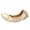 Gold, variant on GPOECD Women Ballet Flats Round Toe Foldable Soft Sole Breathable Lightweight Canvas Roll up Womens Shoes Casual BK1,37