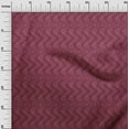 thumbnail image 2 of oneOone Viscose Jersey Red Fabric Chevron Block Craft Projects Decor Fabric Printed By The Yard 60 Inch Wide, 2 of 5