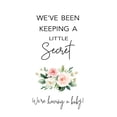 thumbnail image 5 of We've been Keeping a Little Secret ● SET of 5 ● Pregnancy Announcement Wine Labels, We're Having a Baby Announcement to Parents Friends Aunt Auntie Uncle Sticker, Alternative to card A625-5SRT, 5 of 5