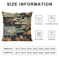 thumbnail image 6 of Acheng Heron Throw Pillow Cover Japanese Crane Asian Oriental Birds Blooming Floral Autumn Leaves Branch Square Pillow Case Cushion Cover for Home Car Decorative,2 Pcs White, 6 of 6