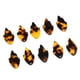 thumbnail image 2 of Colgantes de hojas de acrílico al por mayor, para joyas, piezas marrón, 2 of 9
