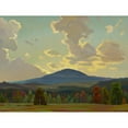 thumbnail image 2 of Olin Travis 24x19 Black Ornate Framed Double Matted Museum Art Print Titled: Black Mountain, Ozarks (1923-1924), 2 of 5