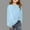 Light Blue, variant on Girls Casual Crewneck Sweatshirts Long Sleeve Cute Pullover Oversized Lightweight Tops