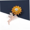 thumbnail image 4 of unbranded Girasol Amarillo De Aleación Para Con Delicado Y Decorativo, 4 of 8