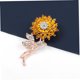 thumbnail image 4 of unbranded Girasol Amarillo De Aleación Para Con Delicado Y Decorativo, 4 of 8
