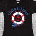 thumbnail image 4 of Inktastic Nautical Little Brother Boys Baby Bodysuit, 4 of 5