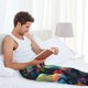 thumbnail image 5 of Balery Colorful Patterned Rabbit Pantalones de pijama para hombre, pijama ultraligero, pantalón de descanso-X-Large, 5 of 6