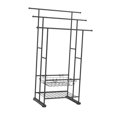 thumbnail image 2 of Tnarru Floor Standing Towel Rack Towel Stand with Storage Basket Organizer for Bathroom Drying Rack for Outdoor Poolside Living Room, 2 of 8