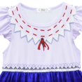 thumbnail image 5 of Kids Girls Mirabel Dress Short Sleeve Cosplay Halloween Cosplay Fancy Party Dress Up Outfits 3-9T, 5 of 7
