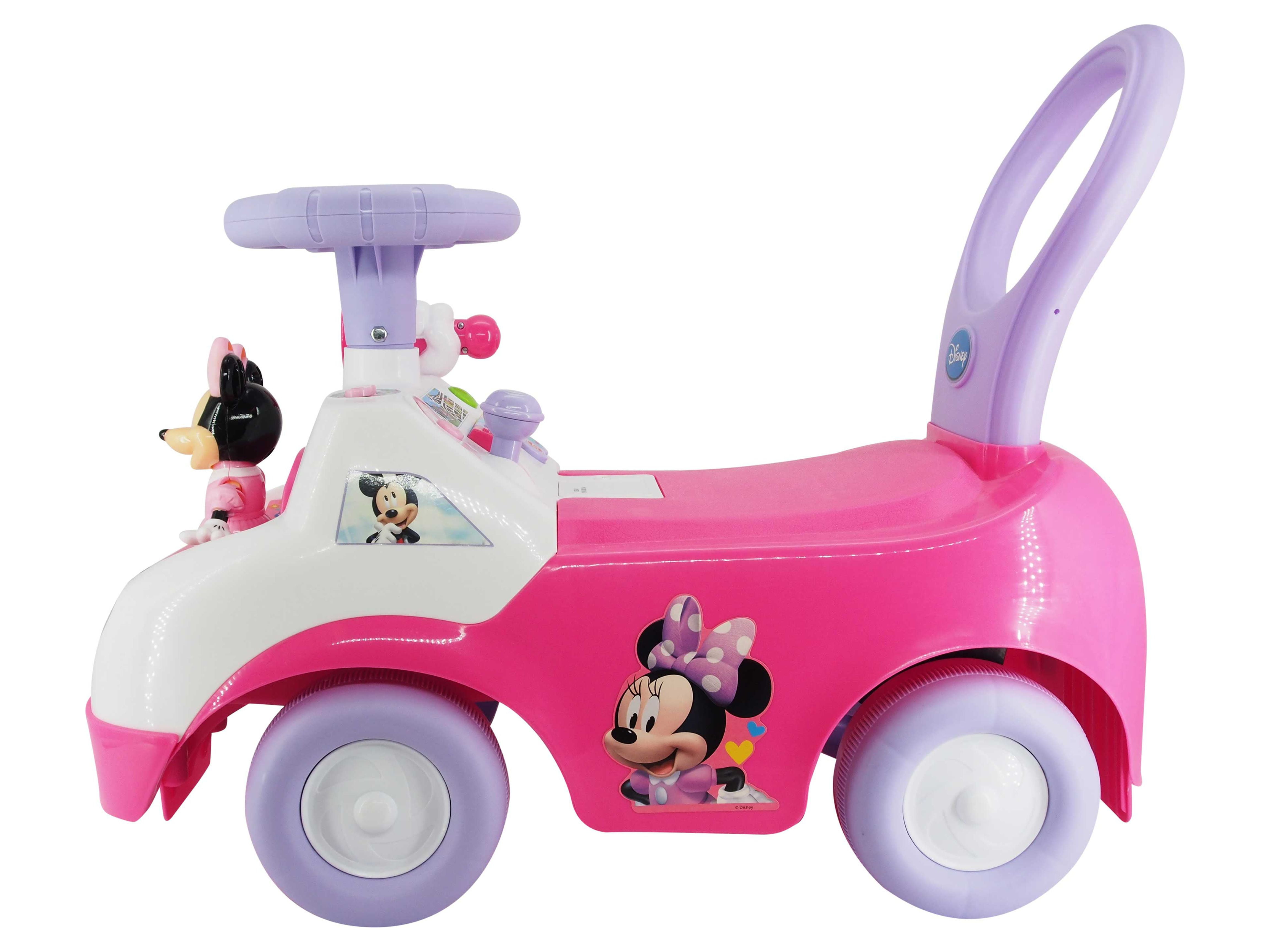 Kiddieland Minnie Mouse Dancing Activity Interactive Ride-On Car with  Sounds