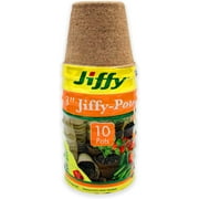 Jiffy 3 In. W. Round Peat Pot (10-Pack) JP310