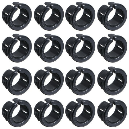

100pcs Cable Hose Snap-locks Grommet Locking Bushing Nylon Protective Grommet