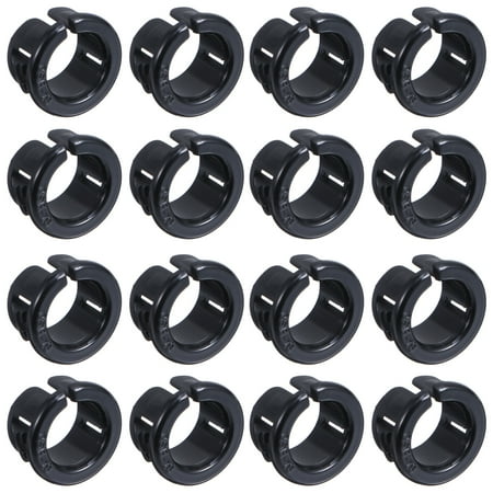 

100pcs Cable Hose Snap-locks Grommet Locking Bushing Nylon Protective Grommet