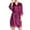 03 Purple, variant on Awdenio Pajamas for Women Plus Size Fire , Women's New Casual Early Fall Cool Thin Mid Length Bathrobe