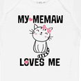 thumbnail image 4 of Inktastic My Memaw Loves Me Girls Girls Baby Bodysuit, 4 of 5