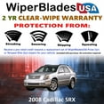 thumbnail image 2 of 2008 Cadillac SRX Beam Wiper Blades Wipers w/2yr Warranty (Set of 2) (WiperBladesUSA), 2 of 5