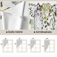thumbnail image 5 of Eucalyptus Swag Valances for Windows 2 Pack, Kitchen Window Curtains 36 Inch Length, Sage Green Botanical Weeping Leaf Privacy Swag Curtains for Living Room/Bathroom with Rod Pocket 36"x36", 5 of 8