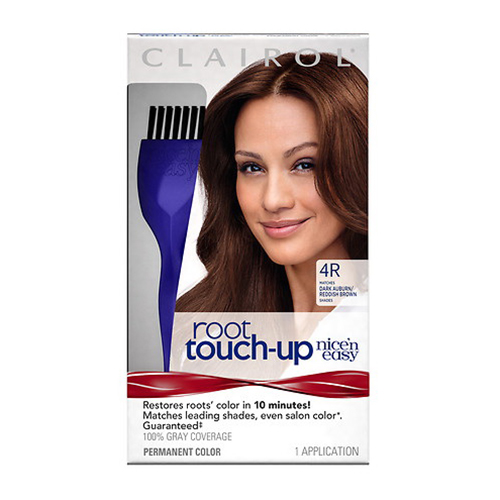 Clairol Nice N Easy Root TouchUp, Hair Color, Dark Auburn 4R Kit