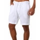 thumbnail image 1 of pstuiky Pantalones cortos de entrenamiento para hombre, Pantalones cortos de algodón y cordón para hombre, pantalones casuales, pantalones cortos capri Pantalones cortos de entrenamiento, 1 of 2