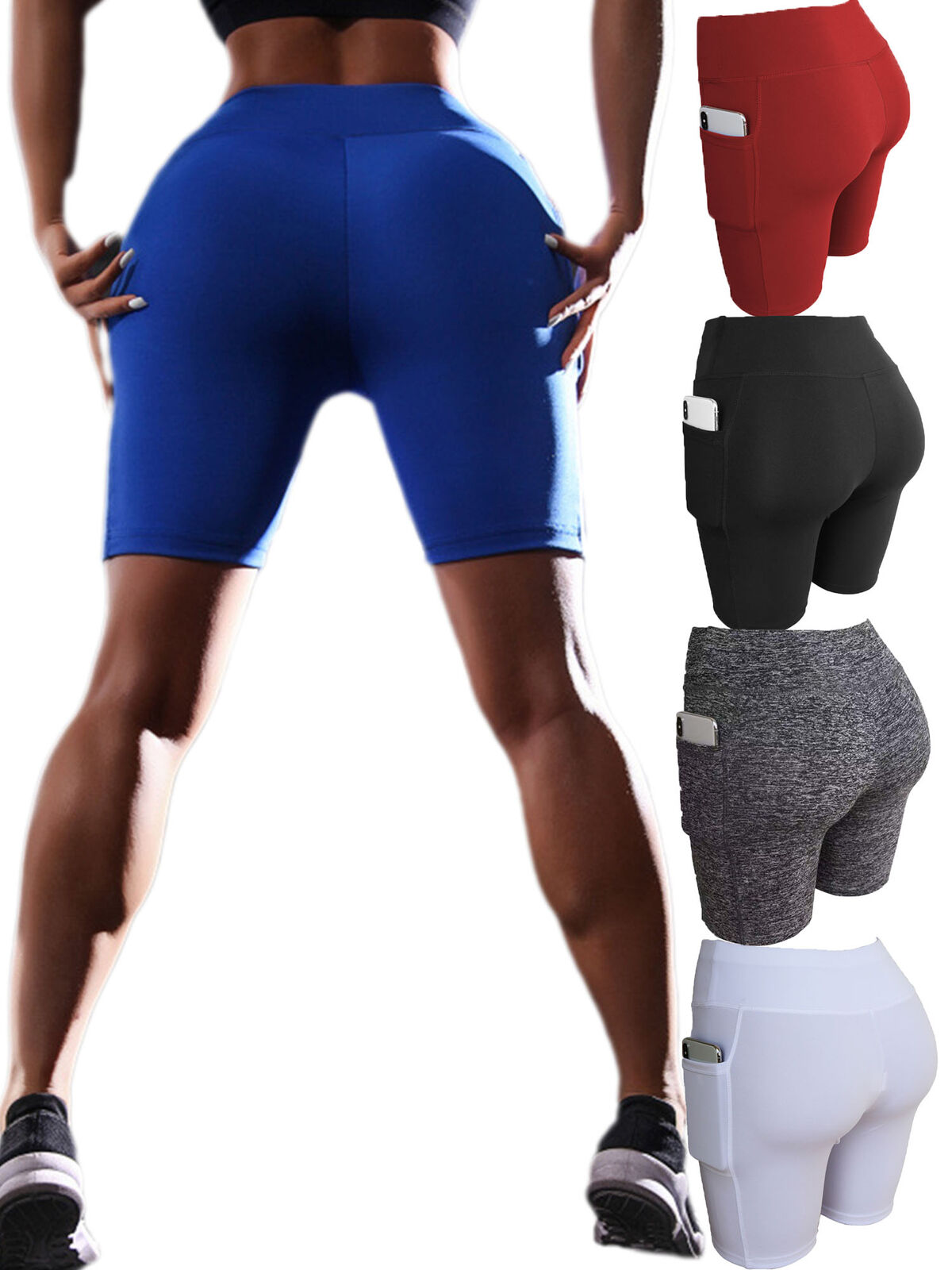Women Yoga Athletic Casual Pants Leggings Fitness Sports Running Longs Workout L