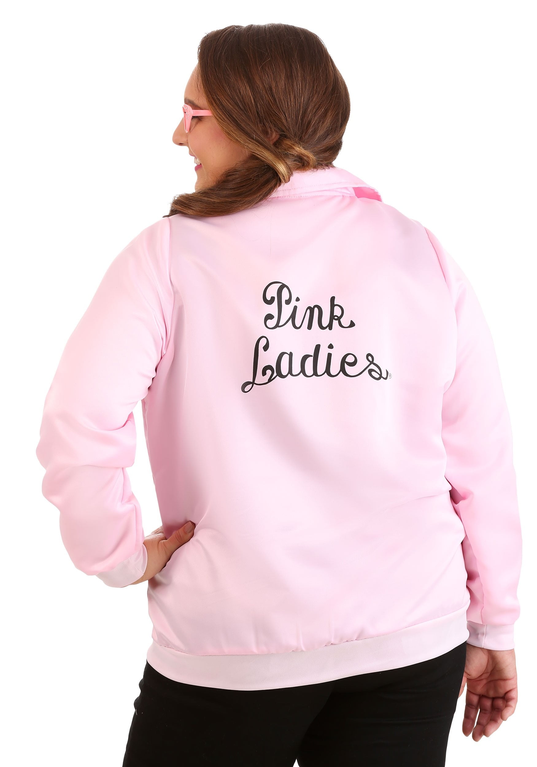 Plus Size Grease Pink Ladies Costume Jacket