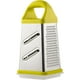 thumbnail image 1 of Rallador y rebanador de verduras de acero inoxidable de 4 lados | Rallador multifunción para frutas y verduras | Mango ergonómico antideslizante | Herramienta de cocina fácil de limpiar, 1 of 1