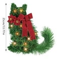 thumbnail image 3 of Hwkond Christmas Garlands Cats Glowing Garland Christmas Door Hanging Home Pendant Decoration Felling Decoration on Clearance, 3 of 5