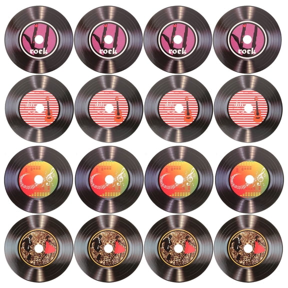 Luxshiny Assorted Color PVC Record Wall Decor, Easy to Use Paper Home Decoration for Stylish Interior Design