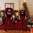 thumbnail image 4 of Family Christmas pajamas, Christmas print holiday pajamas set, soft holiday pajamas,Woman L, 4 of 7