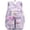 Light Purple, variant on 3Pcs Daisy Prints Backpack for Girls Middle-School Elementary Students Bookbag Set with Lunch Box,Black