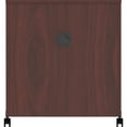 thumbnail image 2 of Lorell, LLR60268, Mobile Machine Stand with Shelf, 1 Each, Mahogany, 2 of 5