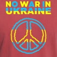 thumbnail image 3 of CafePress - No War In Ukraine Support American Ukraini T Shirt - Mens Comfort Colors Shirt, 3 of 5