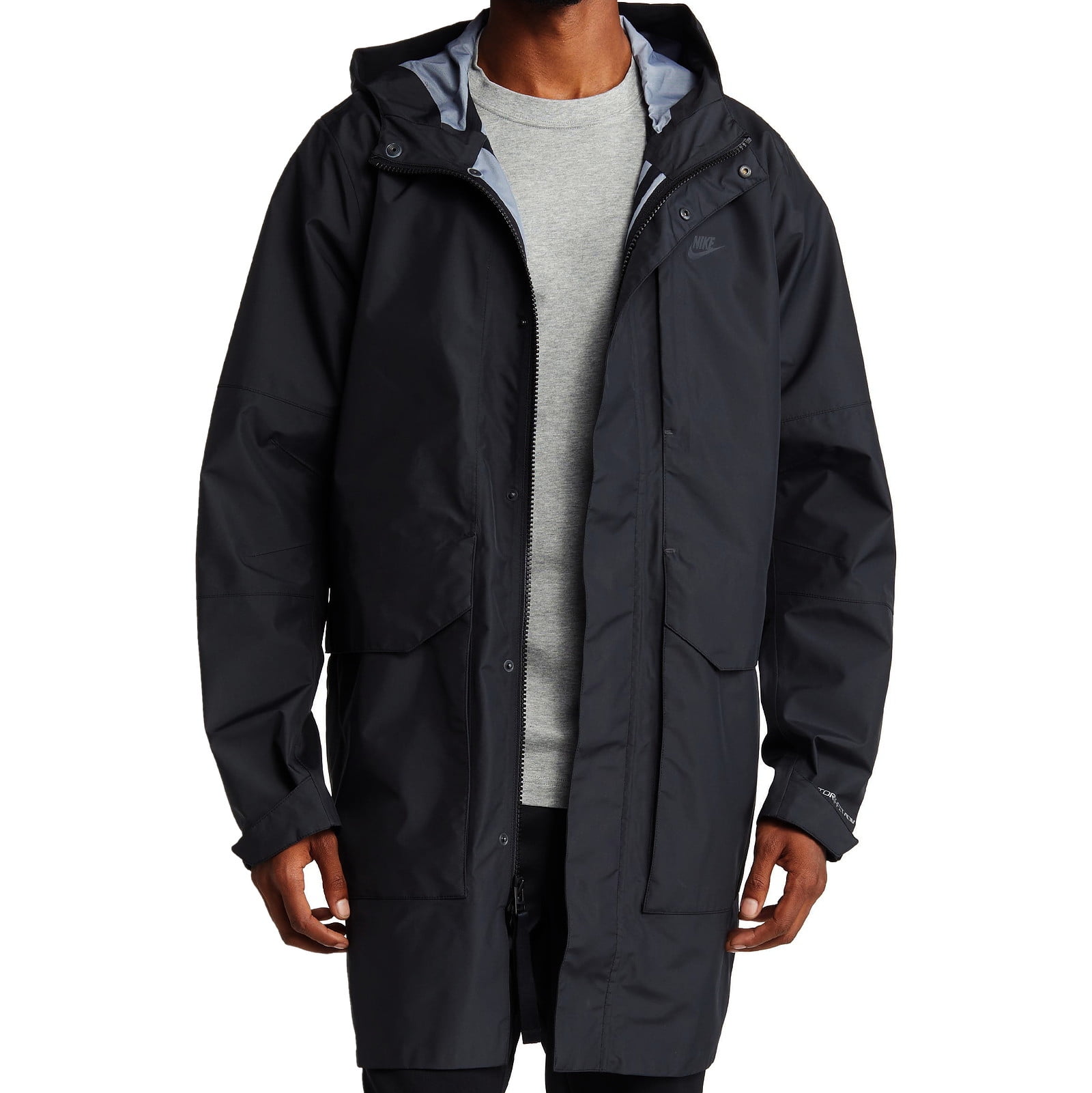 Shell Mens (2XLarge, Sportswear Parka ADV Nike Storm-Fit Black) Jacket
