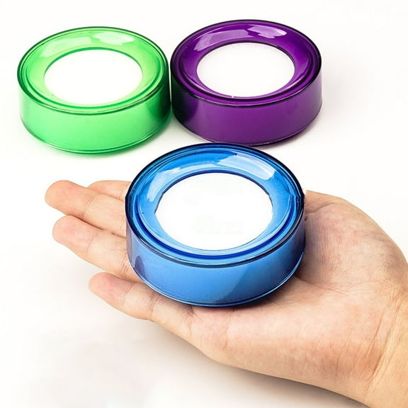 ROSENICE 5Pcs Cash Counting Fingertip Moistener Rectangular Assorted Color For Adults 2.6In