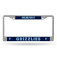 thumbnail image 4 of Memphis Basketball Grizzlies (Set of 2) Chrome Metal License Plate Frames, 4 of 6
