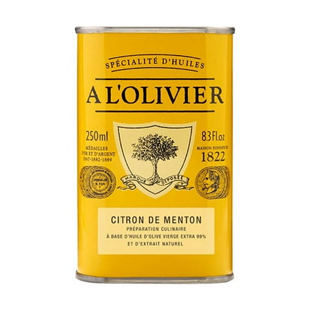 Extra Virgin Olive Oil Infused with Lemon by A l'Olivier (8.3 ounce)
