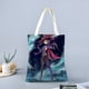 thumbnail image 2 of Genshin Impact: Mona Anime Girl Bolso de tela con estampado de lienzo para mujer, bolsa de compras reutilizable y estética, con cremallera interior, regalo para mujer, 35 × 40 cm., 2 of 6
