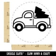 thumbnail image 2 of Cute Truck with Christmas Tree Rubber Stamp for Scrapbooking Crafting Stamping - Small 3/4 Inch, 2 of 7