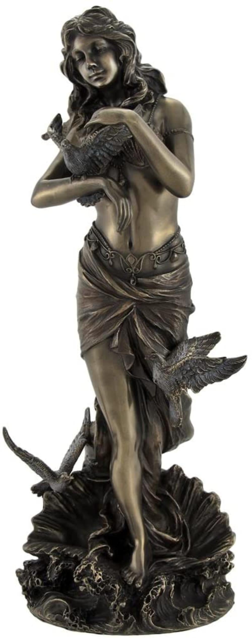 Aphrodite Figurine Greek Goddess Statue Bronze Sculpture Love 