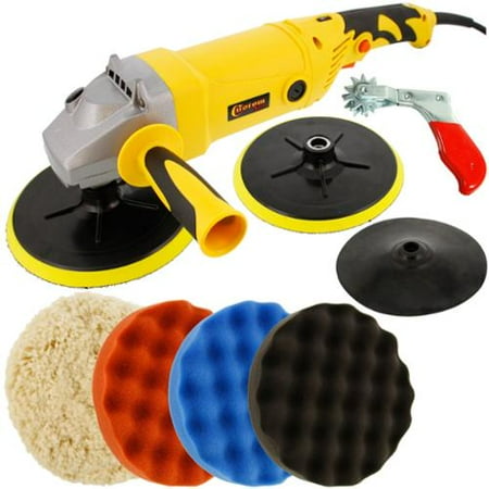Custom Shop POLISHER-BUFFER 3 Waffle Foam-1 Wool POLISH PADS SPUR Polishing