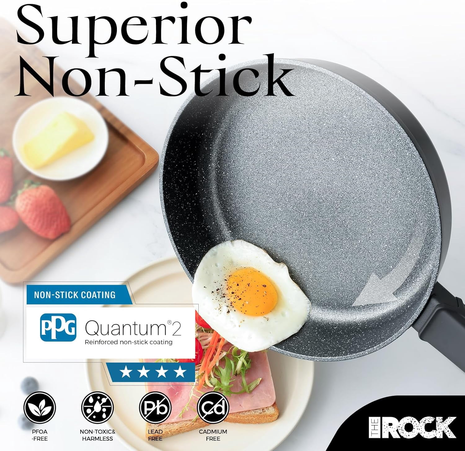 SOHO 12.5-Inch Nonstick Frying Pan – Compact for Urban Kitchens, Nothing Sticks, Never Warps, Lasts Longer, Oven & Dishwasher Safe, Black