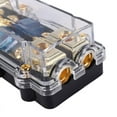 thumbnail image 5 of Power Distribution Block (2 Way) 4/8 AWG Gauge Fuse Holder Distribution Block 4 Gauge in to (2) 8 Gauge Out,1 x Power Distribution Block, 5 of 8