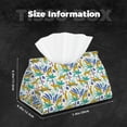 thumbnail image 6 of Lsque Summer Leopard Printed Long Tissue Box Cover Holder, Facial Paper Organizer Dispenser,Triangle with Bottom Belt, PVC Leather Decorative Organizer, 6 of 9