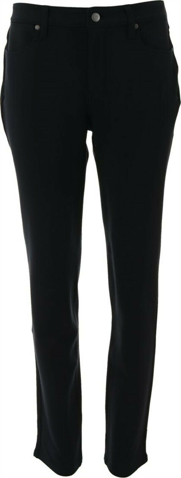 Lands' End 5 Pocket Ponte Pant Black 10 