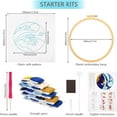 thumbnail image 2 of Kit de inicio de bordado NQ para niños y adultos con aguja perforadora y patrones, 2 of 5