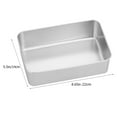 thumbnail image 2 of LOLIPPYY 2pcs Stainless Steel Cake Baking Pan Tiramisu Server Ideal for Home Baking Cake Storage and Serving, 2 of 8