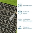 thumbnail image 7 of Haperlare Black Indoor/Outdoor Area Rug 5'3" x 7'3" Bohemian Rustic Kitchen Rugs for Backyard Balcony, 7 of 7