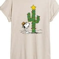 thumbnail image 3 of Peanuts - Spike Joe Cactus Christmas - Women's Oversized Graphic T-Shirt, 3 of 6